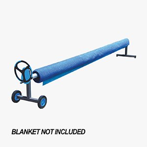 Aluminium Pool Blanket Roller – Standard Height, up to 6.4m Wide
